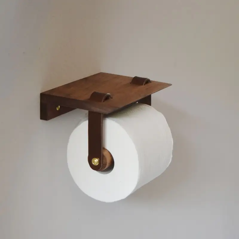 Teha’amana Toilet paper holder テハマナ トイレットペーパーホルダー ウォールナット ブラック