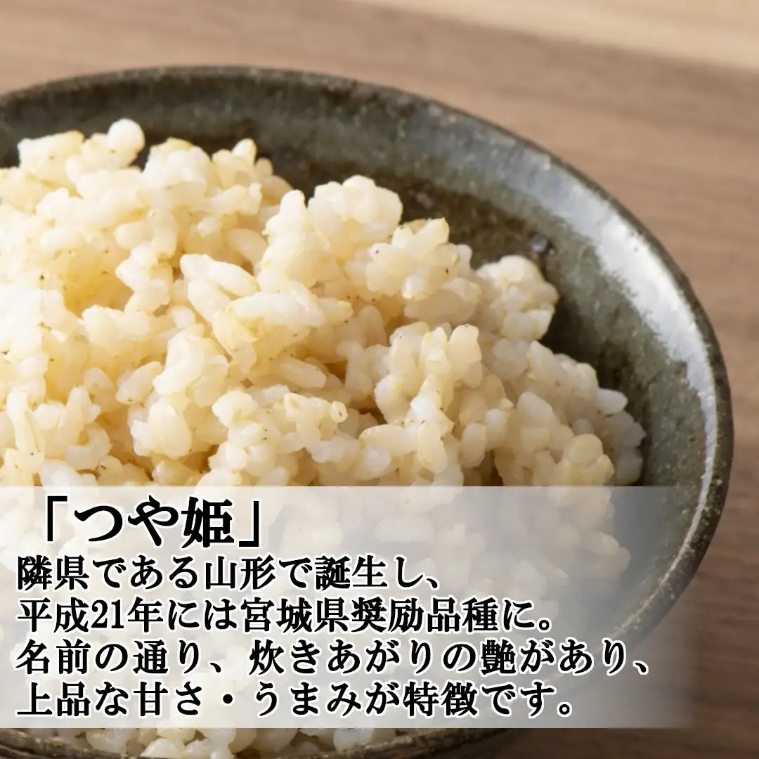 【令和7年産米】蔵王産　我妻の米（つや姫）　玄米5kg ／ 米 ごはん ご飯 玄米 5kg 2025年産 令和7年産 新米 東北 宮城県産 蔵王産　【04301-0383】