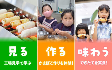 【Cコース】おいしい出来たて かまぼこ作り体験 / カマボコ 蒲鉾 練り物 焼きちくわ 揚かまぼこ 魚そうめん / 南島原市 / しきしま蒲鉾[SAR015]