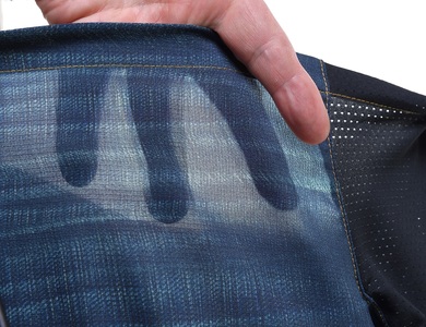 R×L（アールエル） WILD DRY DENIM V ランニングパンツ PM6ポケット ベリーショート（メンズ）デニムブルー Lサイズ