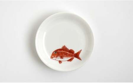有田焼 魚文丸小皿 5枚 セット 【仁窯】小皿 取り皿 魚柄 5枚セット 丸皿 和食器 魚文 ギフトセット プレート 食器セット A150-72