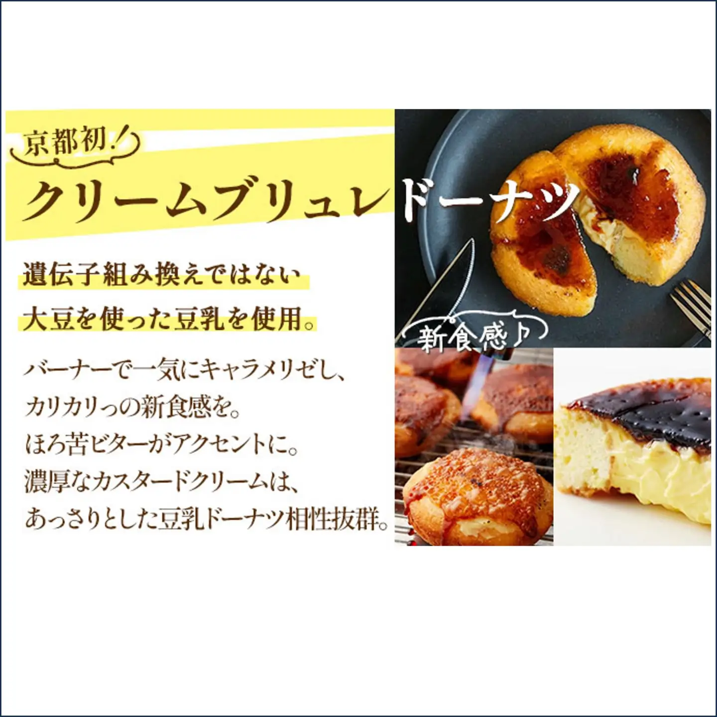 【Brulee kyoto】 クレームブリュレドーナツ 8個｜京都 スイーツ 人気店 ご褒美スイーツ