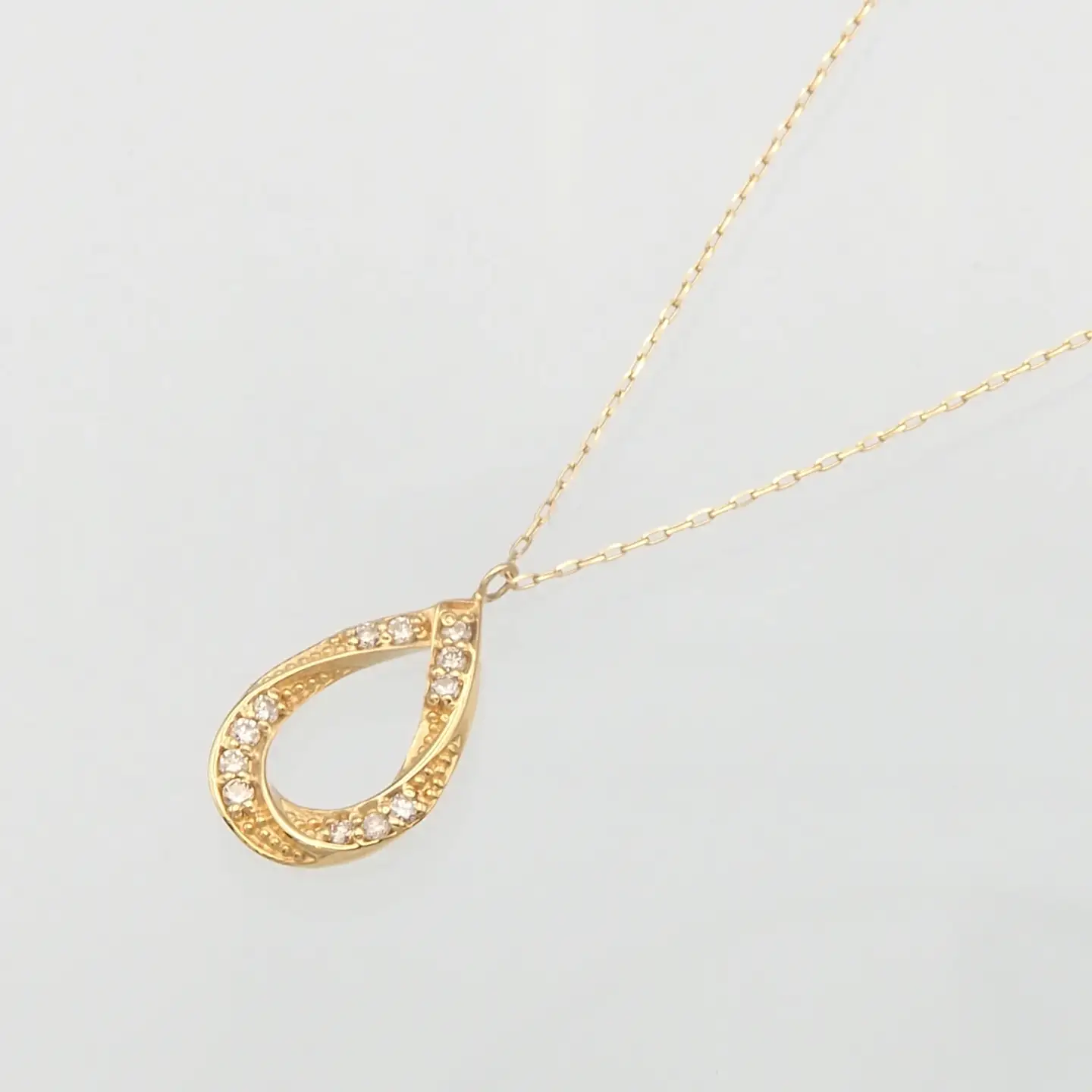 K18 0.10ct ダイヤモンド ペンダントネックレス HH-019739 SWBT006