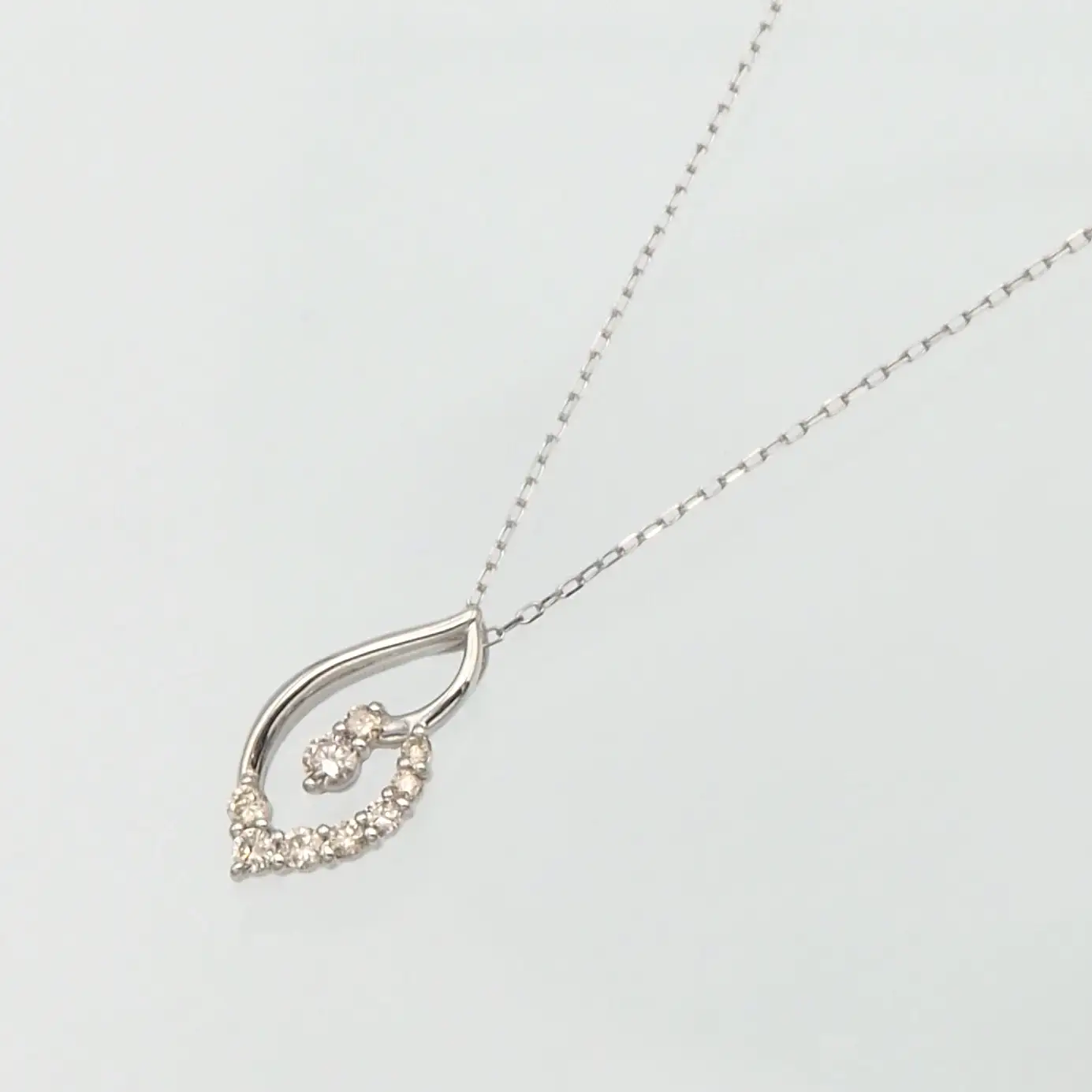 PT900/PT850 0.10ct ダイヤモンド ペンダントネックレス HH-019740 SWBT007