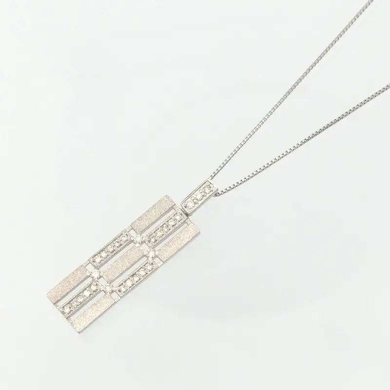 PT900/PT850 0.18ct ダイヤモンド ペンダントネックレス HH-019745 SWBT012