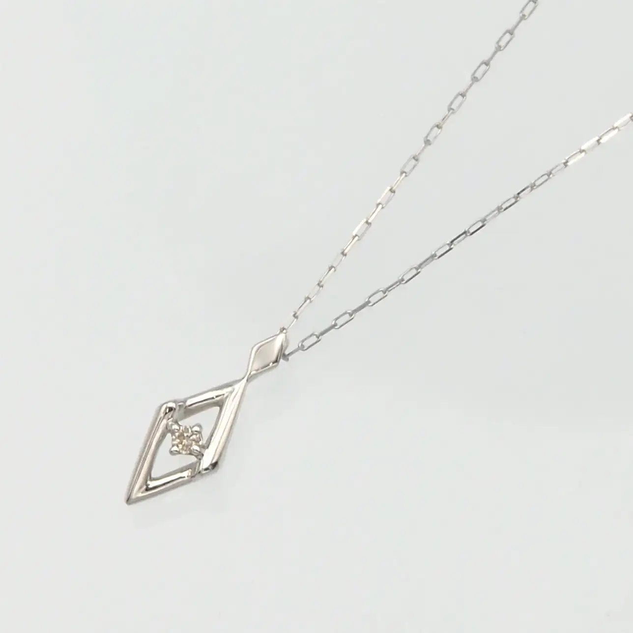 PT900/PT850 0.01ct ダイヤモンド ペンダントネックレス HH-019747 SWBT013-pt