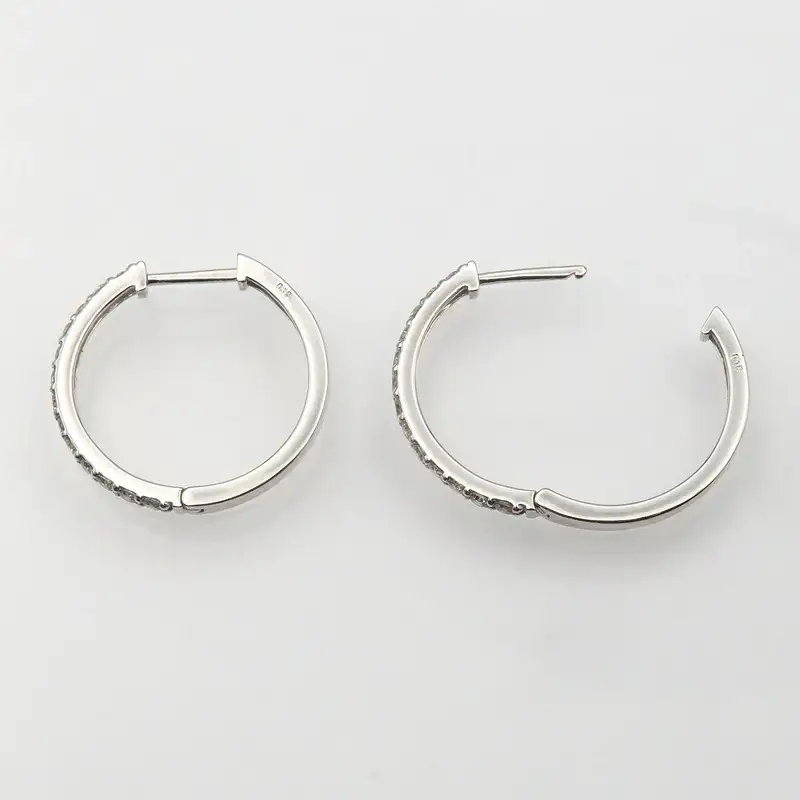 PT900 0.30ct ダイヤモンド フープピアス FP-000332 SWBT023-pt