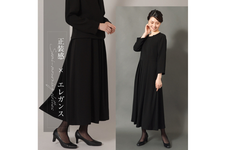AI372-c Marycoco ジャケット ワンピース 洗える ノーカラー ジャケット 前開き ロング丈ワンピース ブラック フォーマル アンサンブル [MC-3550 レディース ロング Marycoco メアリーココ 長崎県 島原市 ]