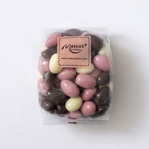 ミックス アーモンドチョコ 1.05kg 350gx3袋 4月～10月発送 チョコレート チョコ スイーツ お菓子 おかし  アーモンド  ミルクチョコ  ホワイトチョコ  苺チョコ  ギフト プレゼント 兵庫県 伊丹市