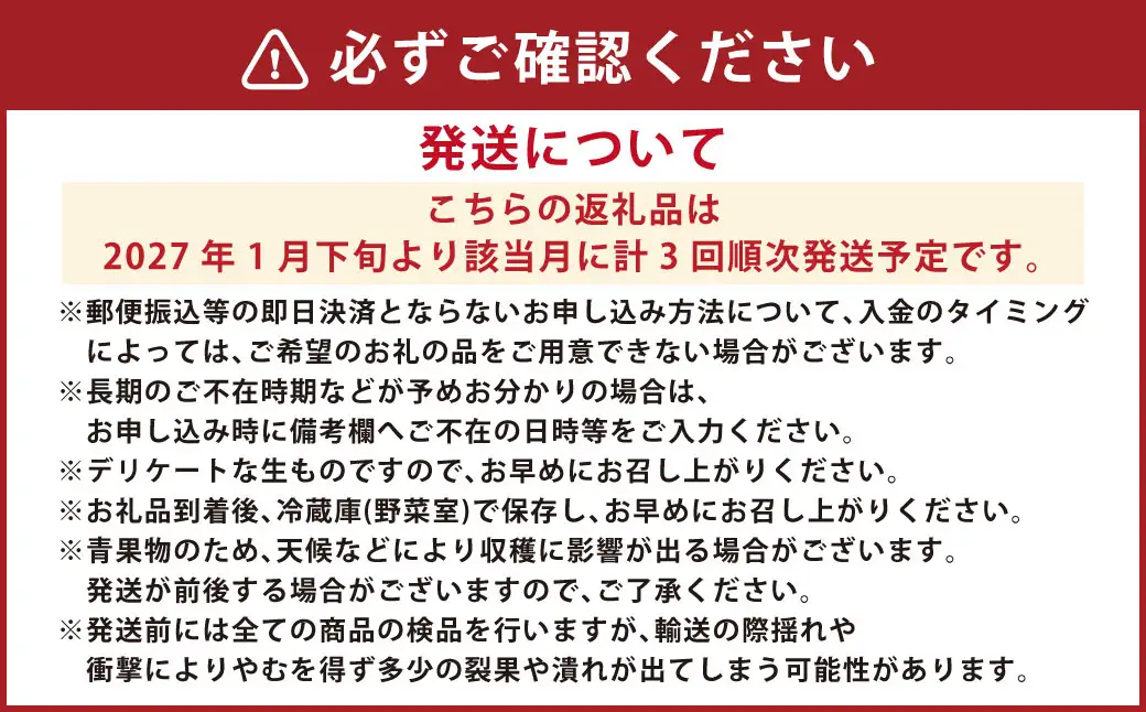 【3か月連続定期便】にべさんちの苺 熊本県産イチゴ食べ比べ定期便 (かおり野・桃薫・空音) 【2027年1月下旬発送開始】