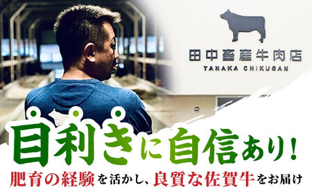 【2度の農林水産大臣賞】 佐賀牛 すき焼き・しゃぶしゃぶ用 A 600g（ 肩ロース ・ 赤身 各300g）【田中畜産牛肉店】 黒毛和牛 しゃぶしゃぶ すき焼き[HBH161]