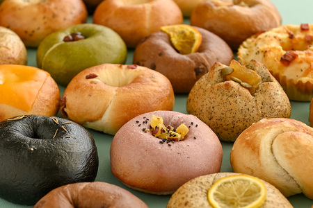 おまかせベーグル8個(bagel.m/IB154-001) ベーグル 冷凍 セット 詰め合わせ ベーグルセット 朝食 おやつ パン 国産 旬 人気 フレーバー