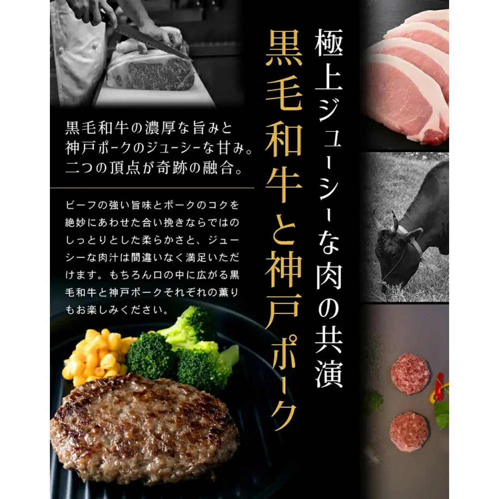 港町神戸の港ハンバーグ 10個入り