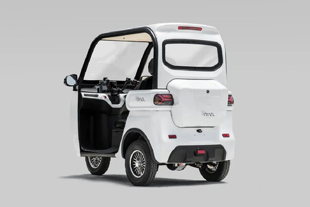 電動トゥクトゥク《VIVEL》Li POWER 2000 3人乗り ホワイト 航続100km 電動三輪バイク [0553]