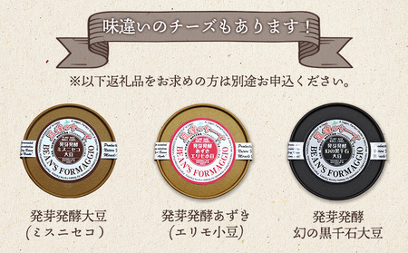 豆達のチーズ　発芽発酵大粒黒大豆(イワイグロ）(小麦･乳･食品添加物無し)【植物性乳酸菌[Hokkaido株使用]･北海道クリーン農法”Yesclean”加工品部門認定品】【3111302】