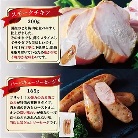 ハム・ソーセージ詰め合わせ 店主おすすめ5種【配送不可地域：離島】【1656216】