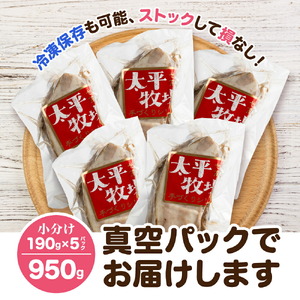 特製ベーコンブロック(190g×5パック)  無着色 国産 ベーコン ブロック 数量限定 世羅 A035-06