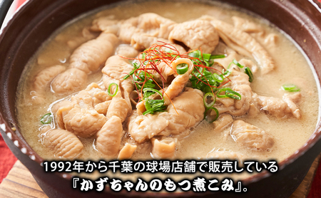 かずちゃんのもつ煮こみともつスタセット【700g×2袋，250g×2袋】惣菜 千葉県 千葉市 お取り寄せグルメ 球場グルメ 球場名物 おかず おつまみ 酒の肴 国産豚 ホルモン もつ 本格的