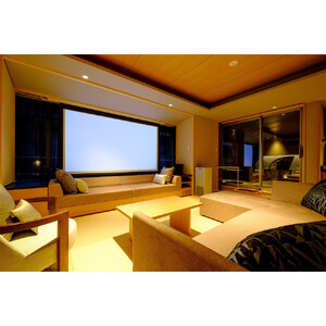 【三朝館】平休日1泊2食付 ペア宿泊券《スイートルーム瑞木》