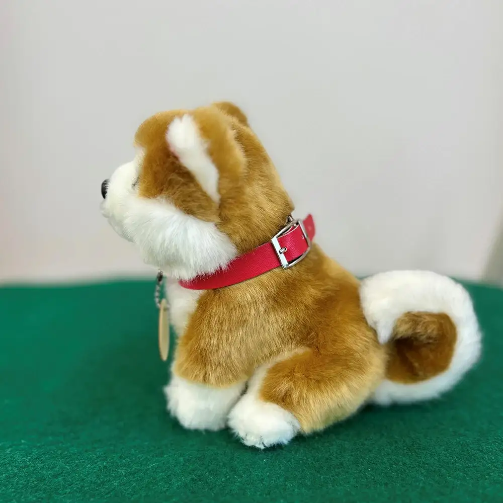 ＜よちよちあきた＞秋田犬赤毛ぬいぐるみ　座り　Ｓサイズ　【45P7313】
