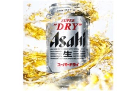 【6か月定期便】【福島のへそのまち　もとみや産】アサヒスーパードライ350ml×24本 2ケース　【07214-0452】
