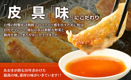 餃子 【テレビで紹介されました！】 あおき特製 冷凍餃子 30個 ぎょうざ ギョウザ 焼餃子 パリパリ 冷凍 中華料理 惣菜 おかず おつまみ 河津町 静岡県