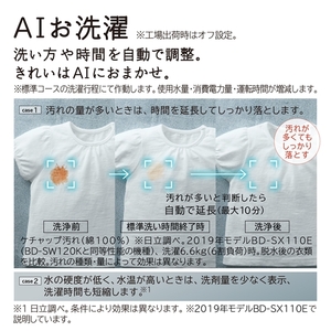 【ドラム式洗濯乾燥機ビックドラム】BD-SW120M L(W) 【 洗濯機 HITACHI 日立 家電 茨城県 日立市 】