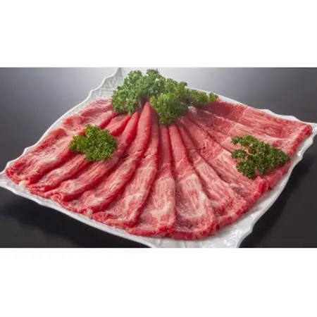【毎月定期便】訳ありおおいた豊後牛赤身霜降りしゃぶしゃぶすき焼き用 肩・モモ600g(日出町)全6回【配送不可地域：離島】【4074274】