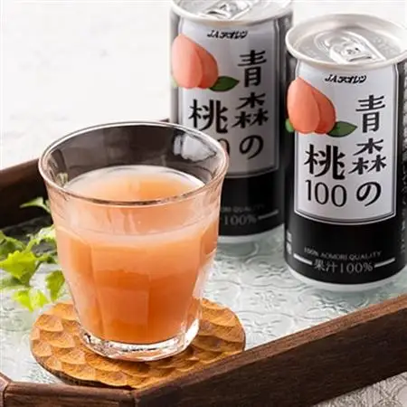 【果汁100%桃ジュース】青森の桃100(195g×30缶)【1660765】
