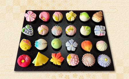 創業明治44年［菓子司 万寿堂］西馬音内盆踊り上生菓子4種＋季節の上生菓子おまかせ6種（計10個）秋田 羽後 【菓子 和菓子 生菓子 上生菓子 スイーツ かわいい 高級 老舗 お取り寄せ ギフト】