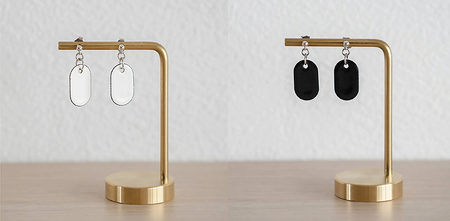 【Unomismo】琺瑯アクセサリー「ボールピアス」
