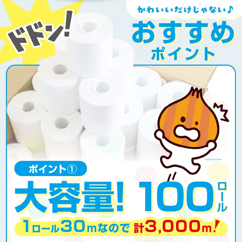 【数量限定】大容量トイレットペーパー 100ロール ダブル 業務用 個包装 日用品 備蓄 防災 無地 無香料 訳あり でない【222-0001】