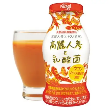 乳酸菌飲料詰合せセット(のむDHA+EPA900_4本・高麗人参と乳酸菌_4本・青汁と乳酸菌_4本)_4本・高麗人参と乳酸菌_【配送不可地域：離島】【1664189】