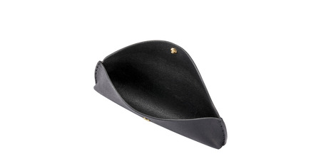 豊岡財布 haaki Leather ペンケース HLC502 ネロ / 筆記具入れ 革 革小物 プエブロレザー 手縫いのステッチ ハンドメイド シンプル デザイン 無地 KOMOREBI 木和田正昭商店