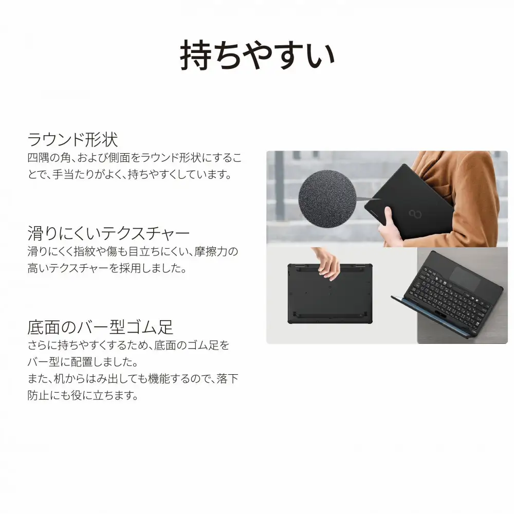 パソコン FMV LIFEBOOK WQ1/K1  Windows11 Intel Celeron N4500 メモリ8GB 約128GB フラッシュメモリ Officeなし