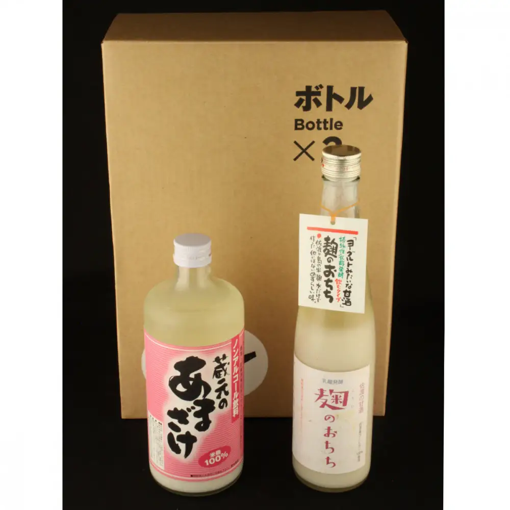 佐渡の甘酒セットは麹100%と乳酸発酵