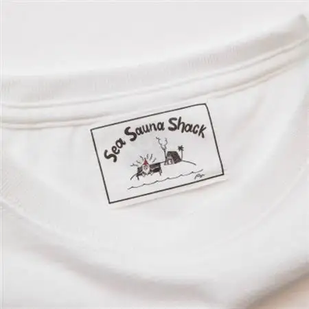 【Sea Sauna Shackオリジナル】ロゴTシャツ ホワイト XLサイズ【1668817】