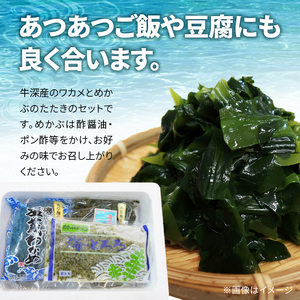 S073-001_めかぶとわかめのミネラルセット(めかぶ・ワカメ・茎ワカメ等)　/ めかぶ メカブ わかめ ワカメ 海藻