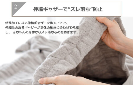 （今治タオル ブランド 認定）iimin 今治くるまるタオルベビーケット （ブルー） [I002860B] 