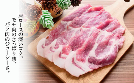 生産直売　焼き肉お試しセット | 肉 お肉 焼肉 BBQ バーベキュー 肩ロース バラ肉 モモ肉