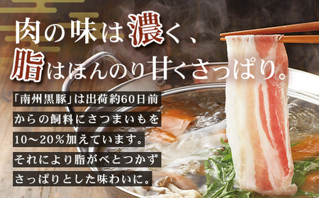 鹿児島県産 黒豚しゃぶしゃぶ&ひとくち餃子詰合せ 計約600g NS-15 | 肉 お肉 豚肉 豚 にく ぶた かごしま黒豚 ロース肉 肩ロース バラ肉 ぎょうざ ひとくち餃子 冷凍 鹿児島県 南大隅町 南州農場