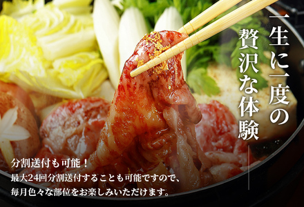 【和牛セレブ】近江牛1頭分買い（12分割配送）