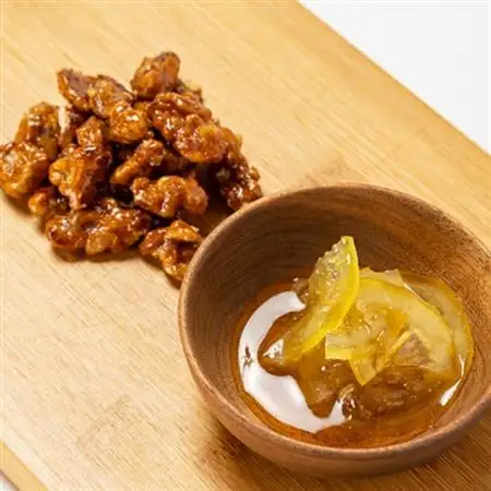 ギフトセット:伊豆産レモンのドライフルーツのハチミツ漬けと胡桃のハチミツキャラメリゼのセット【1672635】