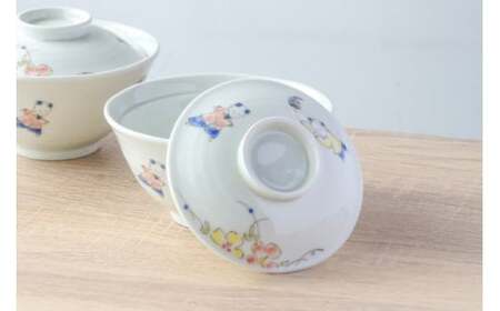 有田焼 アウトレット 唐子 どんぶり 2個セット【山忠】食器 器 うつわ 丼 唐子 蓋付き ボウル カラフル アウトレット 2個 セット A17-26