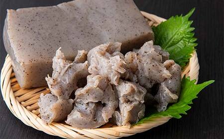職人技が光る、昔ながらのバタ練り田舎こんにゃくセット（板こんにゃく600g×2袋・ちぎりこんにゃく450g×1袋入り） 蒟蒻 こんにゃく コンニャク ダイエット 糖質制限 ローカロリー 低カロリー 低糖質 カロリーオフ ヘルシー F21E-490