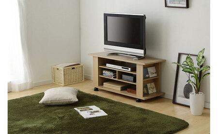 テレビ台 AVボードオープンタイプ OAB-100 ナチュラル テレビ台 ローボード おしゃれ キャスター アイリスオーヤマ TV台 AVボード 北欧 テレビボード TVボード 新生活 一人暮らし シンプル かわいい オープンテレビ台 ローテレビ台 収納 