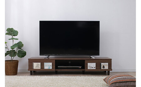 テレビ台 AVボードボックスタイプ BAB-150A ウォールナット テレビ台 脚付き 収納 ローボード おしゃれ 150cm テレビボード テレビラック TV台 TVボード 一人暮らし 新生活 リビング アイリスオーヤマ