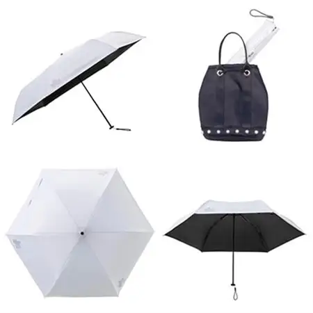 ソーラーブロック日傘・コンパクト(晴雨兼用)通勤、通学でも使えるアウトドア日傘!　81336745【1664375】
