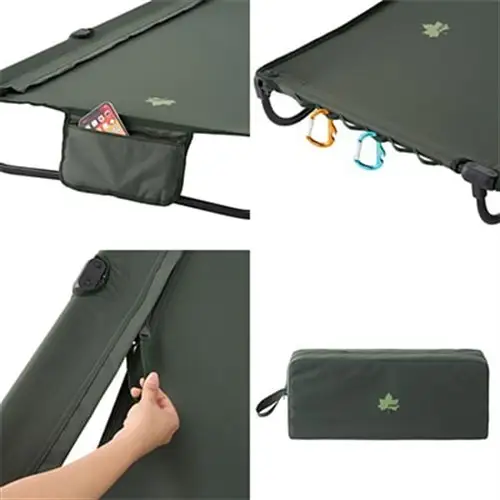 neos イージーセットコット アウトドアやキャンプの他に防災用品としても大活躍!　73178018【1666435】