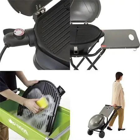 LOGOS CHEF BBQエレグリル 蒸し料理にも対応でアウトドアやキャンプでも!81060000【1666864】